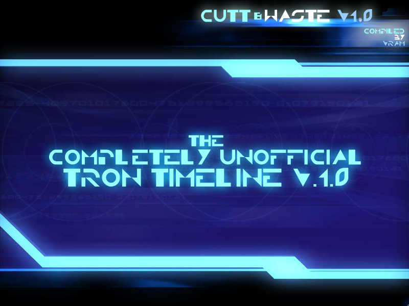 The Completely Unofficial Tron Timeline is the best source to start becoming a TR2N geek.